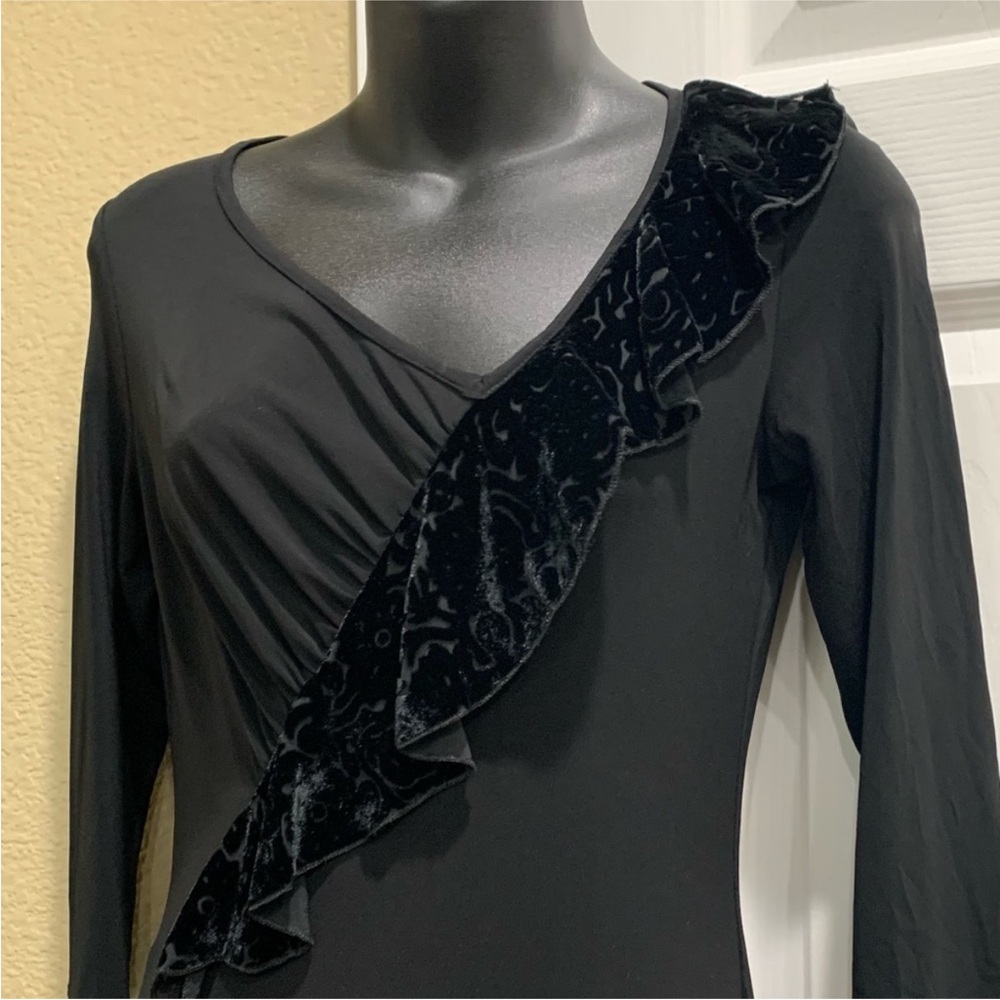 Elegant Black Runway Dress size 8 - Picture 2 of 6